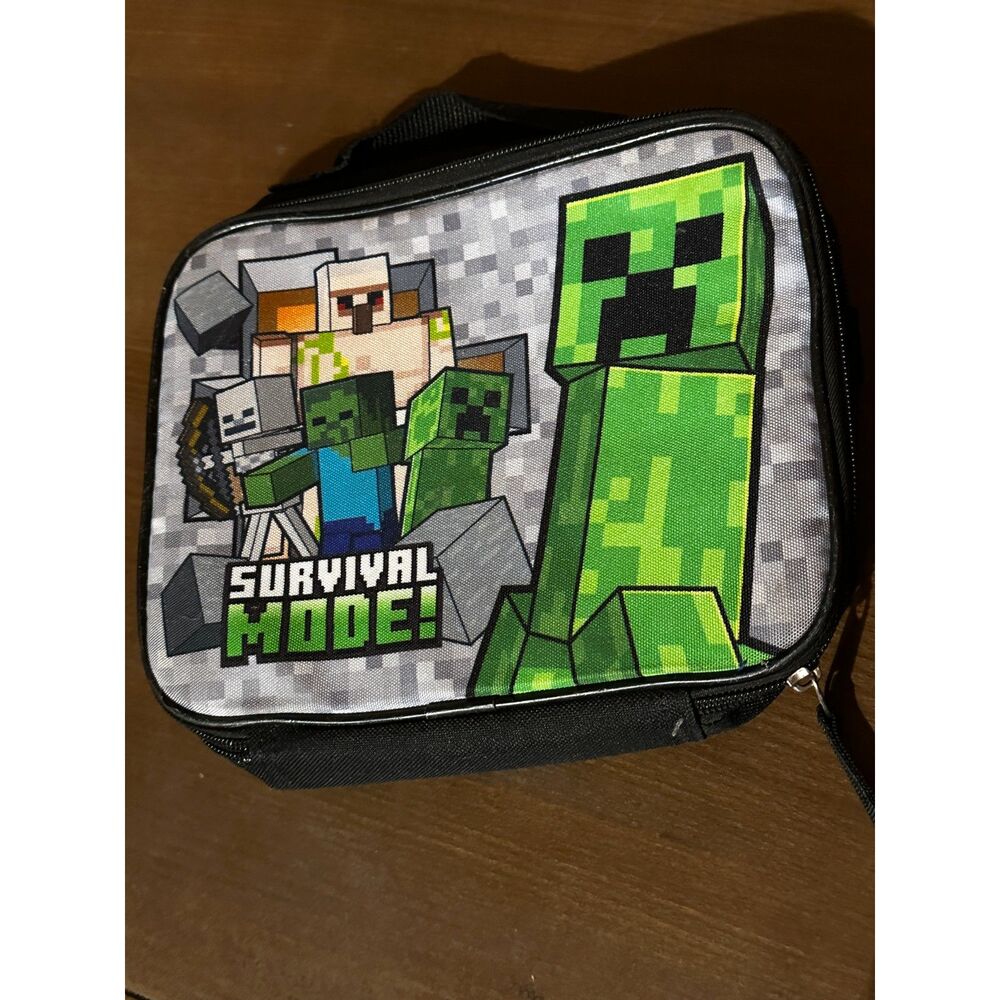 Minecraft Insulated Lunch Bag NEW no tags